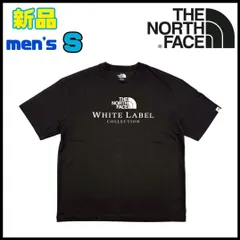 ノースフェイス【新品・未使用】WHITE LABEL　フロントロゴ　黒Ｔシャツ S