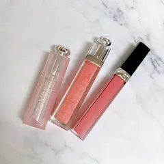 Christian Dior クリスチャン ディオール Addict Lip GLOW 001 アディクト グロス 553 ROUGE 359 リップ 口紅 ピンク系 3点 まとめ売り 01-0019