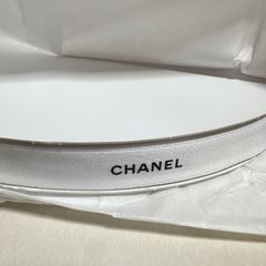 CHANEL 正規品 シャネルリボン ホワイト 100M 1.5cm幅 公式