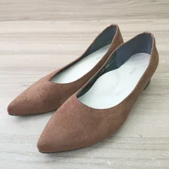 ◇ velikoko ヴェリココ パンプス サイズ24.5 ブラウン レディース E  【1407020034302】