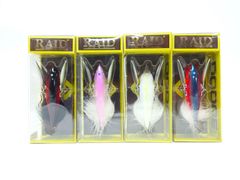 最終特価【未使用/4個SET】 RAID レイドジャパン DODGE ダッジ ビッグベイト バス釣り バスルアー ノイジー ブラックバス 淡水 釣り ②