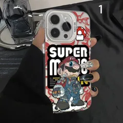 「非公式」【スーパーマリオ メカニカル】TPU iPhone ケース 6種選択可※購入後取引メッセージに希望No.&機種名を入力（例：「No.1 iPhone 12希望」）