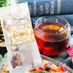 大地の生菓 フルーツティー 4個入り ドライフルーツ 6種類 送料無料 紅茶 食べれる 母の日 ギフト プレゼント 贈り物 ティーバッグ