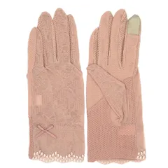 UV手袋 レディース ショート スマホ対応 メッシュ 滑り止め 日焼け防止 紫外線 指あり 蒸れない 涼しい おしゃれ 可愛い 携帯操作 母の日 プレゼント 7071