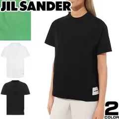 ジルサンダー JIL SANDER Tシャツ 半袖 クルーネック 丸首 レディース オーバーサイズ ロゴ コットン 大きいサイズ ブランド プレゼント 白 ホワイト SHORT SLEEVE T-SHIRT J40GC0001 J45048