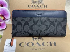 レザーファスナー式開閉内側新品 コーチ COACH 長財布(ラウンドファスナー) アコーディオン ジップ カラーブロック ディープピンク