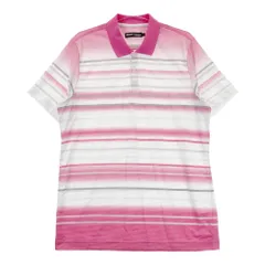 サイズ：LL SRIXON スリクソン  半袖 ポロシャツ ボーダー柄 ピンク系 [240101417335] ゴルフウェア メンズ ストスト