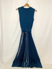 REDYAZEL レディアゼル レーヨン混ニットプリーツワンピース 02-1915400026 サイズ: FREE カラー: ブルー系 レディース トップス