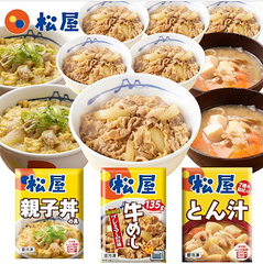 牛めし親子丼豚汁セット （牛めし24親子丼2豚汁2個）