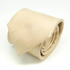 パーフェクトスーツ ブランド ネクタイ シルク ドット柄 メンズ ゴールド P.S.FA 【中古】