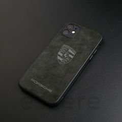 スマホケース iPhoneケース ポルシェ アイフォンケース 耐衝撃 iPhone13 iPhone14 iPhone15 iPhone16 全機種対応 裏毛皮 ソフトケース iPhoneアクセサリー グレー