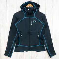 【Women's S ブラック系】 Mountain Hardwear ( マウンテンハードウェア ) パワーストレッチ フリース フルジップ フーディ PS Fleece Full-Zip Hoody ポリエステル OL3653 Women's