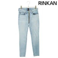 クロムハーツ FULL ZIP CROTCH DENIM フルジップスキニーデニムパンツ  