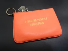 ■美品■ kate spade ケイトスペード レザー キーリング付き コインケース コインパース キーケース オレンジ系 DG7954