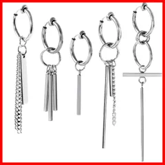 【最短発送】[SEIYA INTERNATIONAL] イヤリング メンズ フェイクピアス イヤーカフ フープイヤリング レディース ノンホールピアス 韓国 穴なし 両耳セット