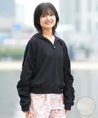 【ムラスポ公式】新品 BILLABONG ビラボン 水着 レディース ラッシュガード パーカー UTILITY STRIPED CREPE CRO BF013-U07