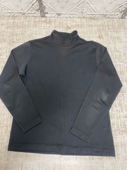 e-79　BURBERRY GOLF バーバリー タートルネック Mサイズ ブラック ゴルフウェア メンズ