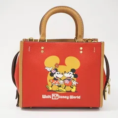 激レア 新品級 コーチ ディズニー コラボ WDW 50周年 レッド