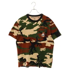 CHROME HEARTS (クロムハーツ) ×MATTY BOY PPO CAUTION T-SHRT マッティボーイ カモフラージュ柄クルーネック半袖Tシャツ 迷彩 カモフラのサムネイル