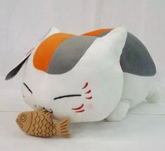 [중고] 봉제인형 냥코 선생님(도미야끼) 슈퍼 DX 봉제인형~눈 토끼와 도미야키~ [나츠메 친구장]