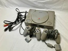 【バナナ】簡易動作確認済み SONY/ソニー プレイステーション1 DUAL SHOCK SCPH-7000 箱、コントローラー、説明書等付き