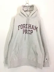 古着 00s Champion Reverse Weave 「FORDHAM PREP」 2段 カレッジ リバース スウェット パーカー XL 古着 