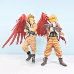 【大清水43-1-0825fc】【箱なし・欠品あり】僕のヒーローアカデミア 一番くじ ホークス フィギュア 2体セット