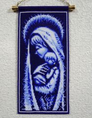 ビーズ織りキット 【聖母子」　ビーズ織り額絵　デリカビーズ