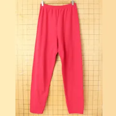 80s 90s USA製 FRUIT OF THE LOOM 無地スウェットパンツ レッド レディースM アメリカ古着　082725aw185