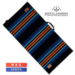 スコッティキャメロン ラウンドタオル ハロウィン モハーベ ストライプ ネイビー/ブルー 限定 Halloween Mojave Stripe Scotty Cameron キャメロン