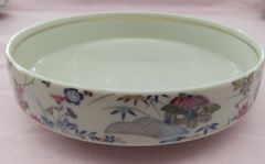 煮物鉢５個　Shibata CHINA　和食器　平安シリーズ　直径16cm×高さ4cm　野菊柄 　草花柄　柴田陶器　 取分け皿　鍋料理の取分けにも