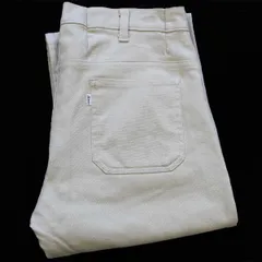 80s Levi'sリーバイス STA-PRESTスタプレ パンツ カスタム ベージュ W33★ユーロ ビンテージ オールド ストレート カツラギ ホップサック