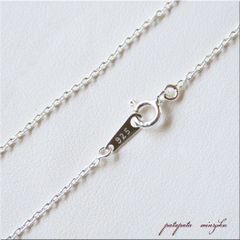 アズキチェーン 1.3mm 80ｃｍ SV925製 ネックレス シルバーチェーン チェーン アクセサリー