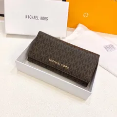 MICHAEL KORSマイクゴールド/ウォレット、クレジットカードスロットに紙幣と手形を収納、両用パスケースウォレット、多機能小財布パスケース[本日特価|新品未使用品]