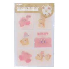 【メール便】星のカービィ ウォールステッカー デコレーションタイルステッカー6枚セット カービィ＆ワドルディ ティーズファクトリー デコシール キャラクター グッズ 