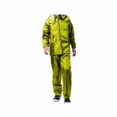 【新品・14営業日以内発送】Makku マック 4939108003704 AS－5100 アジャストマック ダークイエローS レインウエア レインスーツ TNK工業 Sサイズ カッパ 雨具【沖縄離島販売不可】のサムネイル