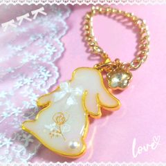 ☆大人可愛いうさぎのバックチャーム☆　ブロンズ