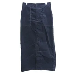 グローバルワーク ロングスカート ボトムス コーデュロイストレッチスカート 未使用品 レディース Lサイズ 青紫 GLOBAL WORK