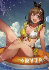 【中古】クリアファイル ライザリン・シュタウト クリアファイル 「ライザのアトリエ3 ～終わりの錬金術士と秘密の鍵～」 C102会場グッズ購入特典