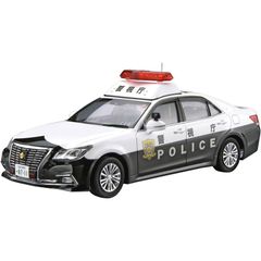 アオシマ プラモデル 1/24 ザ・モデルカー No.129 トヨタ GRS210 クラウン パトロールカー 警ら用 '16