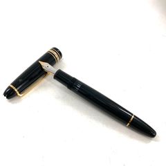 MONTBLANC モンブラン 万年筆 MEISTERSTUCK マイスターシュテュック ペン先 14K 585 刻印 ブラック×ゴールド【PF-98】