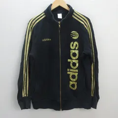 G■アディダス/adidas NEO スウェットジャケット/Z51991【O】黒金/men's/108【中古】■