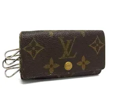 LOUIS VUITTON ルイヴィトン M62631 モノグラム ミュルティクレ4 4連 キーケース 鍵入れ メンズ レディース ブラウン系 DK0112