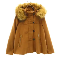 ザラベーシック ダッフルコート M キャメル ZARA BASIC レディースのサムネイル