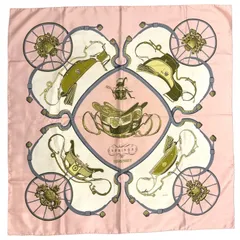 エルメス HERMES スカーフ カレ90 SPRINGS スプリング シルク