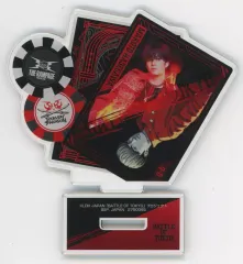 【中古】アクリルスタンド・アクリルパネル 長谷川慎/q-b(ROWDY SHOGUN ≠ THE RAMPAGE) スタンド付きアクリルプレートvol.2 「BATTLE OF TOKYO」