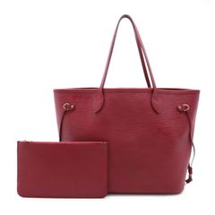 LOUIS VUITTON ルイ ヴィトン エピ ネヴァーフルMM トートバッグ ショルダーバッグ ショルダートート フューシャ ピンク系 ポーチ付き M40882