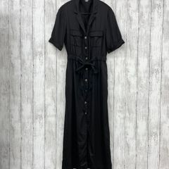 ☆ドイツ発*ZARA*新作*ボタンフロントリブワンピ/BLACK☆ ZARA フロントボタンワンピース - メルカリ