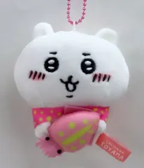 【中古】キーホルダー ちいかわ(ほたるいか) ぬいぐるみキーチェーン 「ちいかわ なんか小さくてかわいいやつ」 富山限定