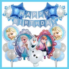 S アナと雪の女王 バルーン　お誕生日セット★風船　エルサ　アナ　オラフ